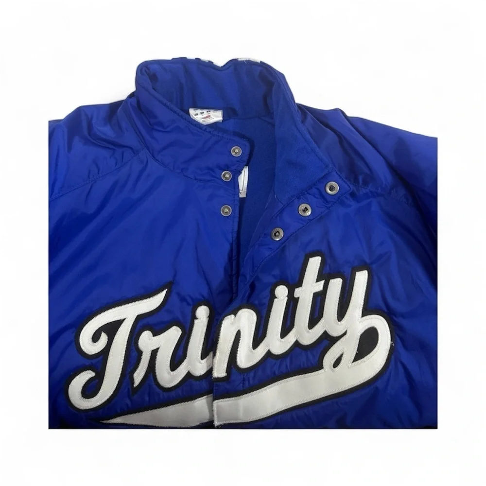 Adidas Men’s Trinity Baseball Jacket Blue Size XL